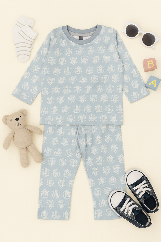 KIDS ALLOVER PRINTED TRACKSUIT
