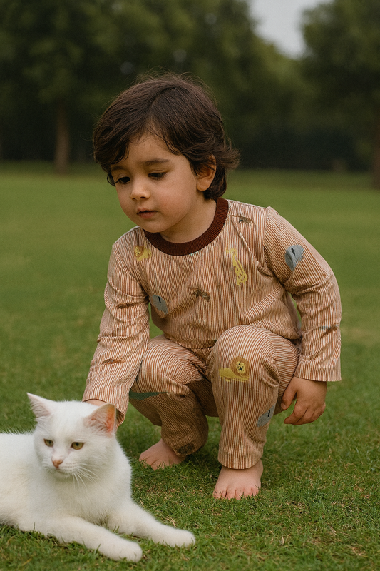 KIDS ALLOVER PRINTED TRACKSUIT