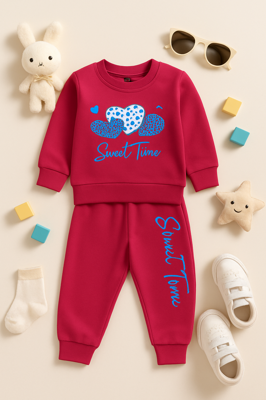 "Cozy & Cute: Kids Fleece Tracksuits"