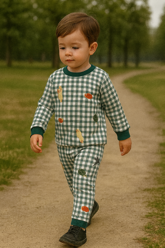 KIDS ALLOVER PRINTED TRACKSUIT