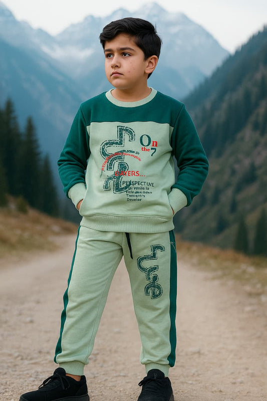 "Boys Winter Fleece Tracksuit – Warmth Meets Style"