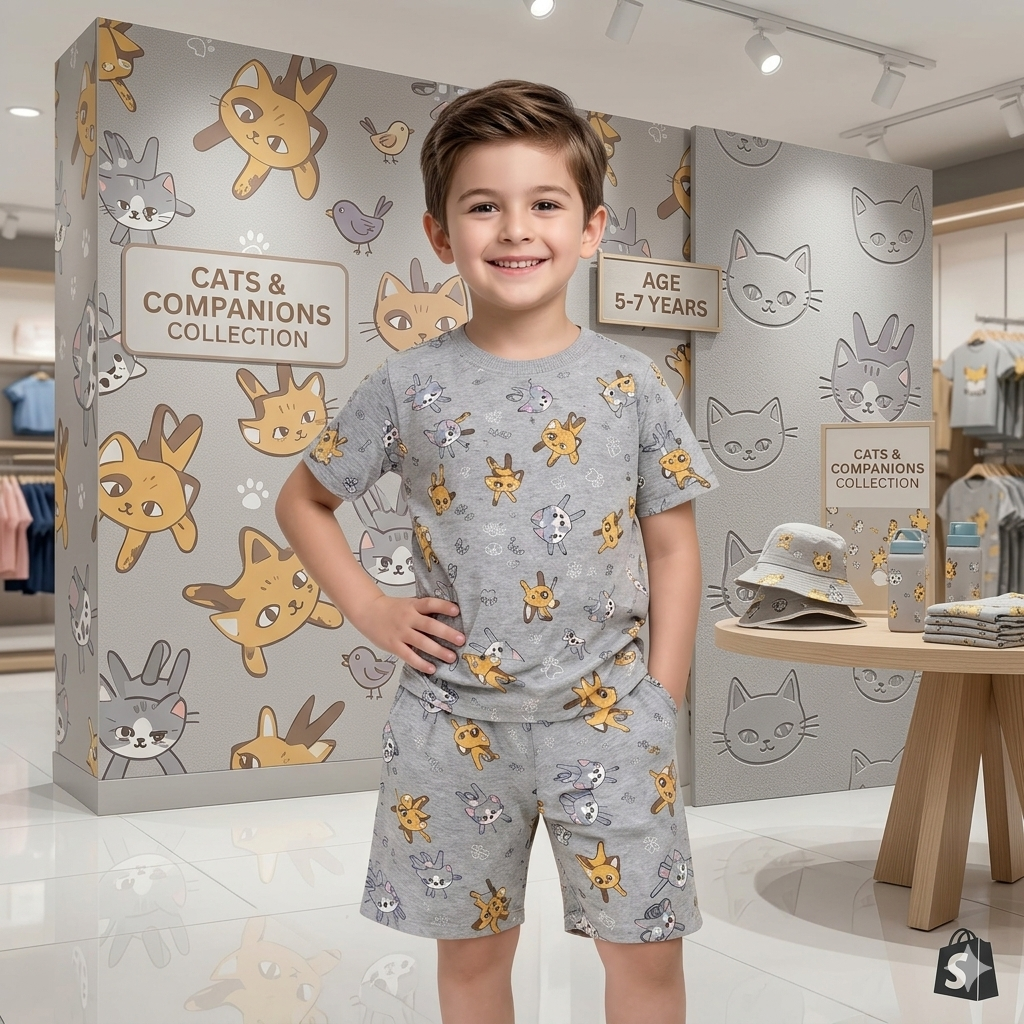 Kids Export Quality Twin Set β Premium Cotton Jersey Summer Outfit 3