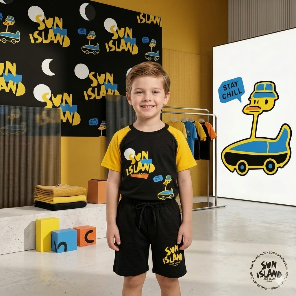 Kids Export Quality Twin Set β Premium Cotton Jersey Summer Outfit 1