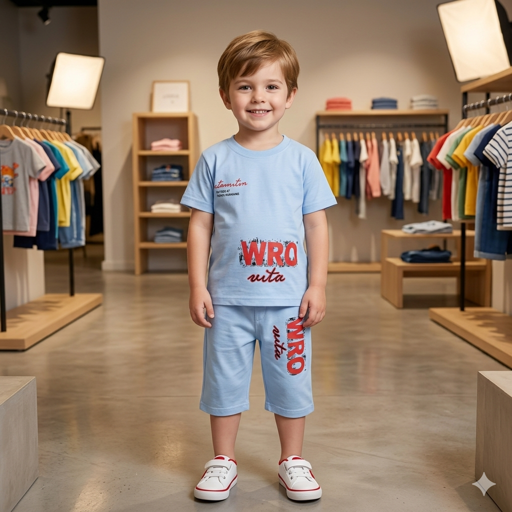 Kids Export Quality Twin Set β Premium Cotton Jersey Summer Outfit 2