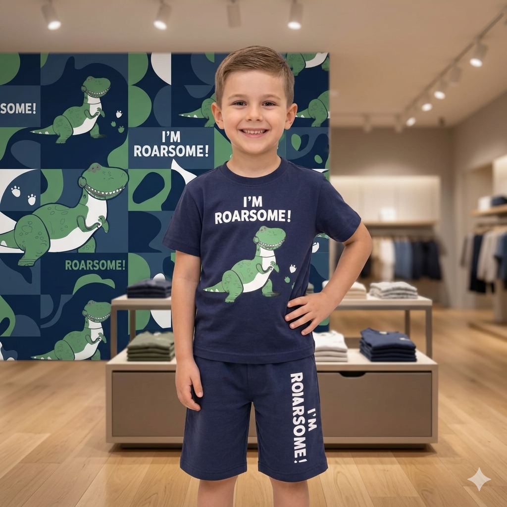 Kids Export Quality Twin Set β Premium Cotton Jersey Summer Outfit 2