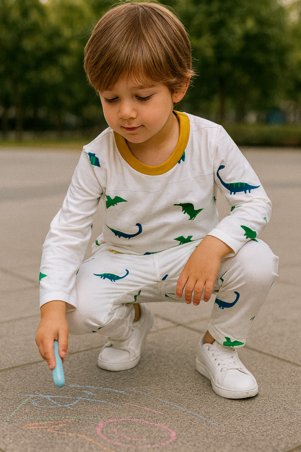 KIDS ALLOVER PRINTED TRACKSUIT