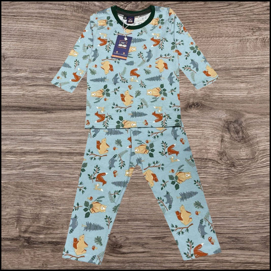 KIDS ANIMALS PRINTED TRACKSUIT