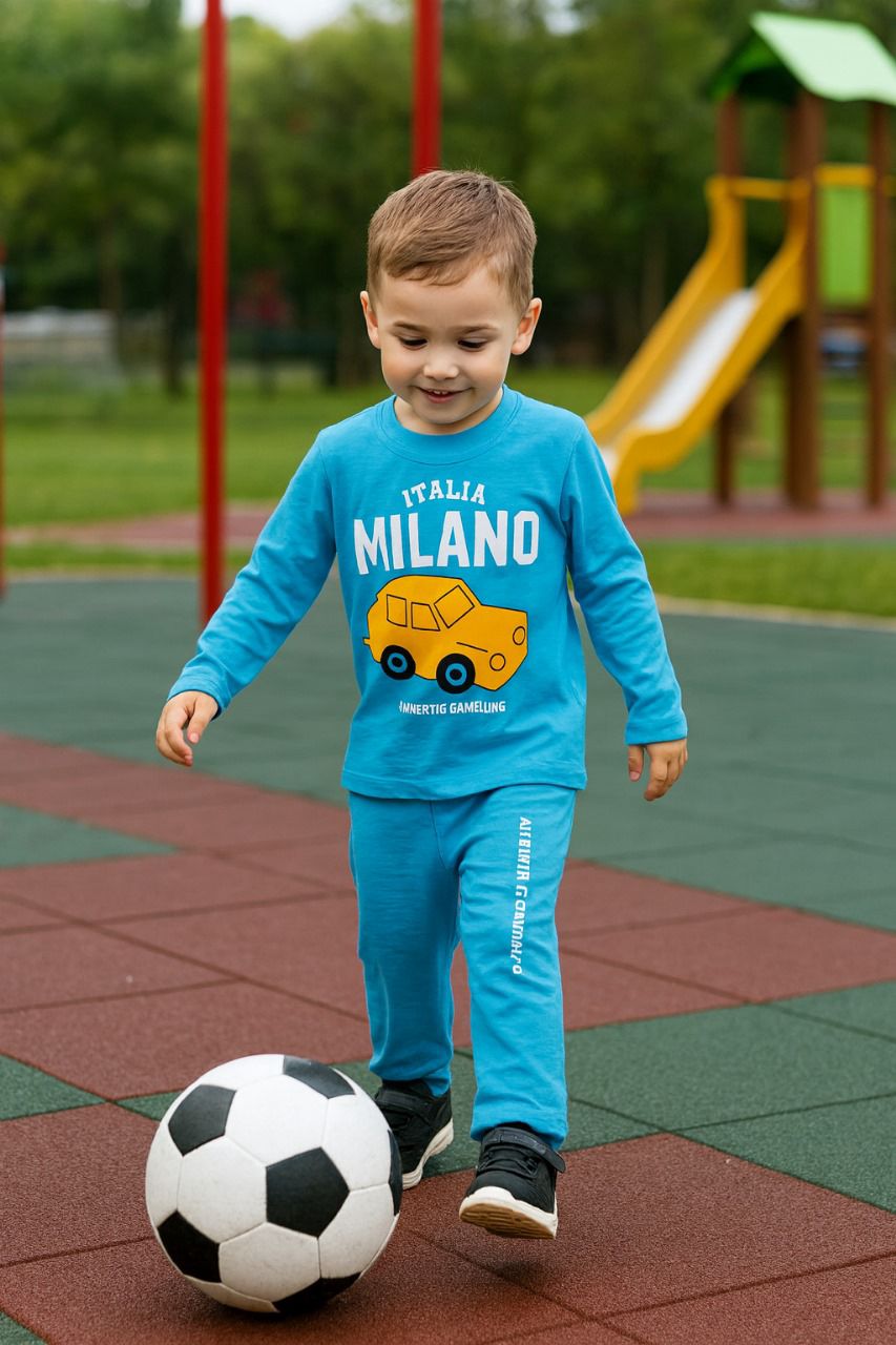 Kids Milano Car Theme Mid Season Tracksuit