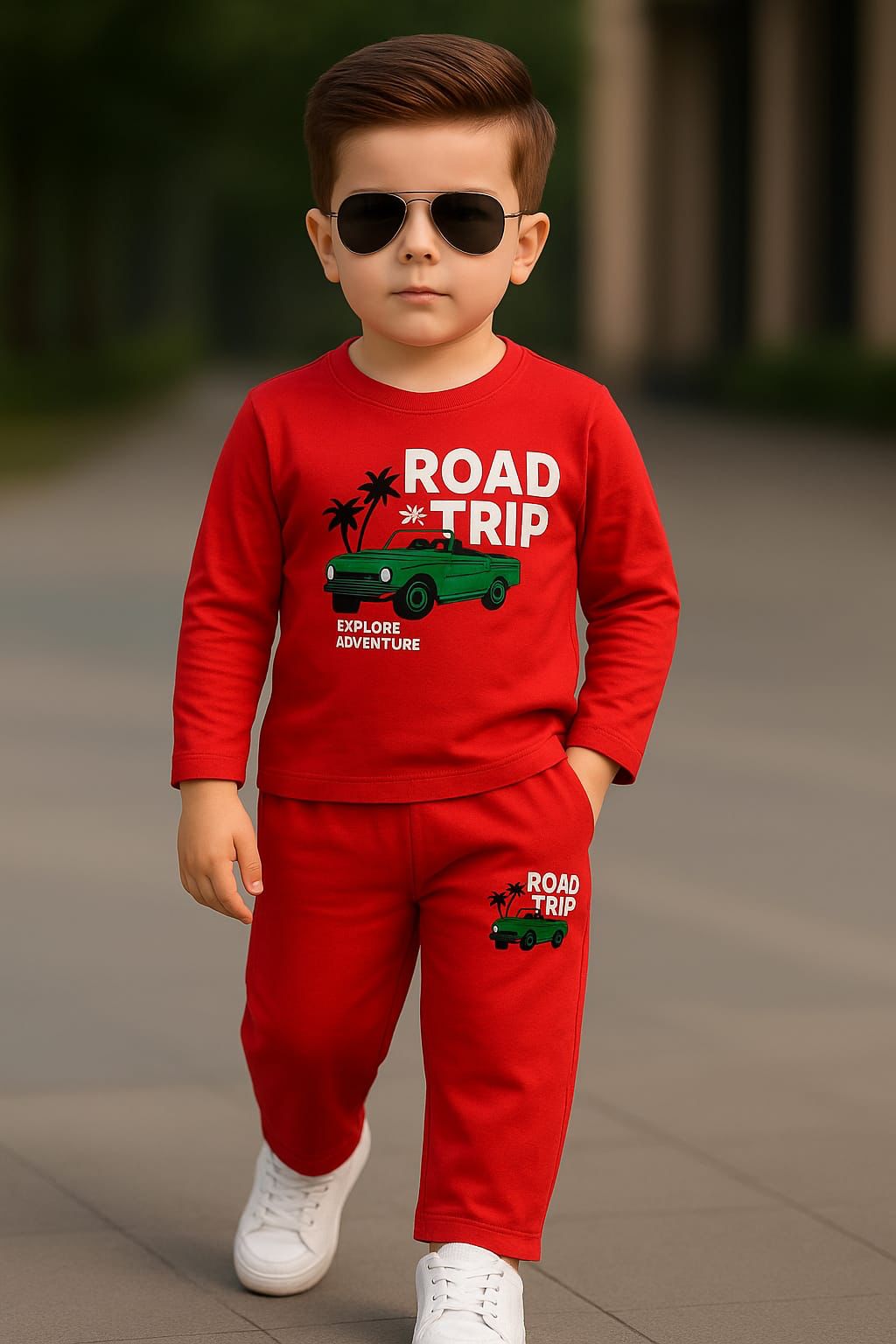 Kids Road Trip Mid Season Tracksuit