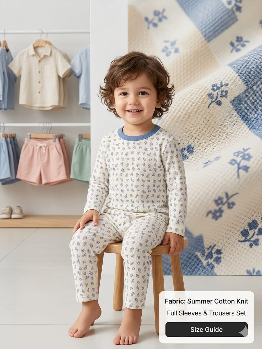 Kids Cute Printed Night Suit β Soft & Comfortable Sleepwear for Girls & boy
