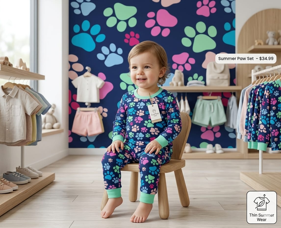 Kids Cute Printed Night Suit β Soft & Comfortable Sleepwear for Girls & boy