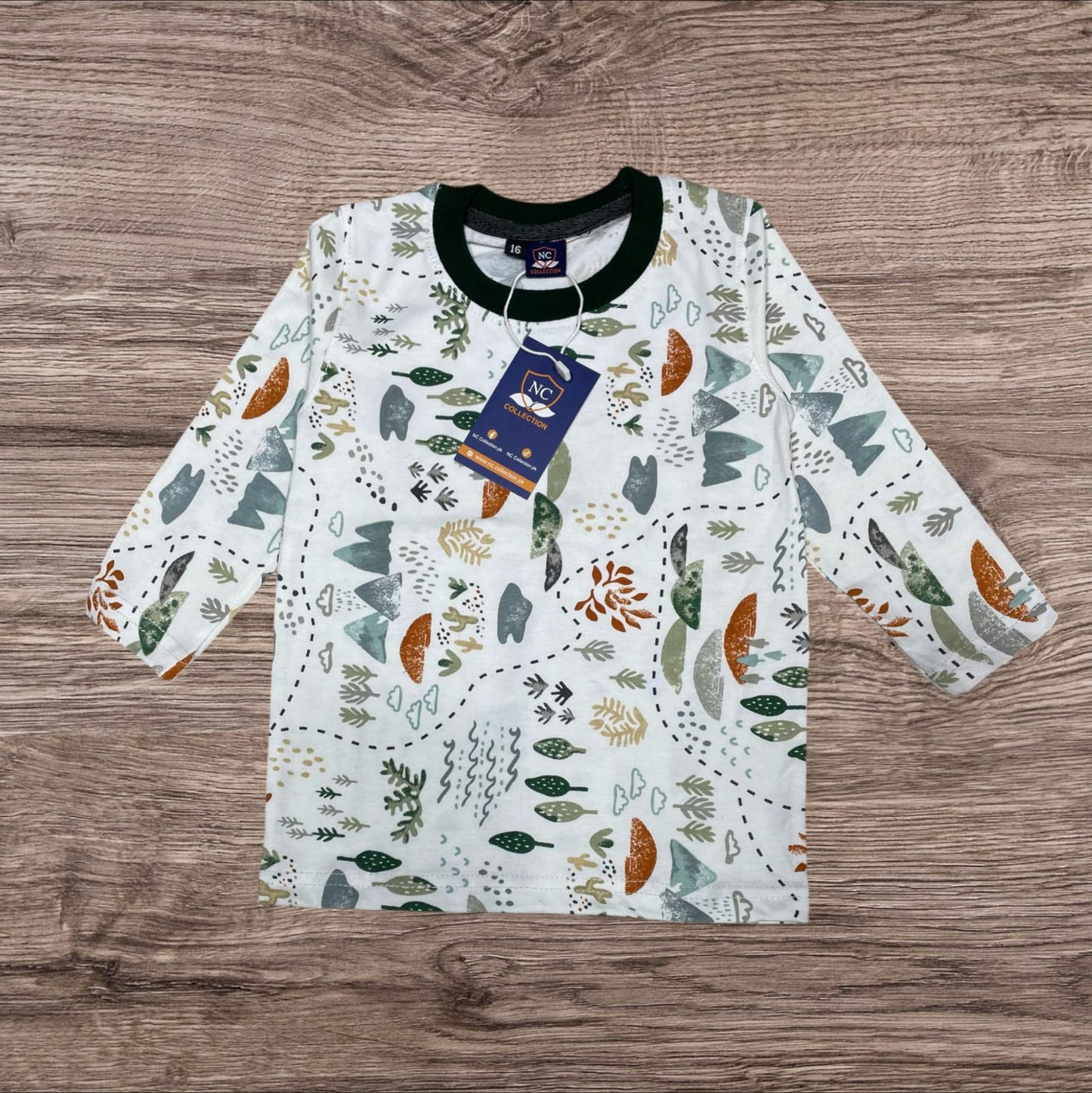 KIDS FOREST PRINTED TRACKSUIT