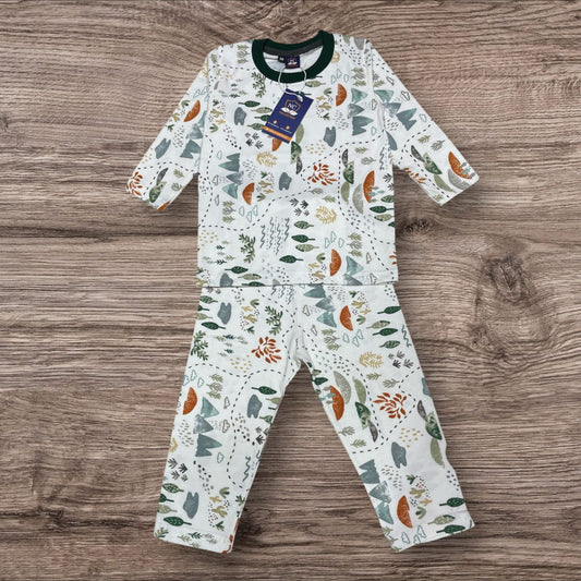 KIDS FOREST PRINTED TRACKSUIT
