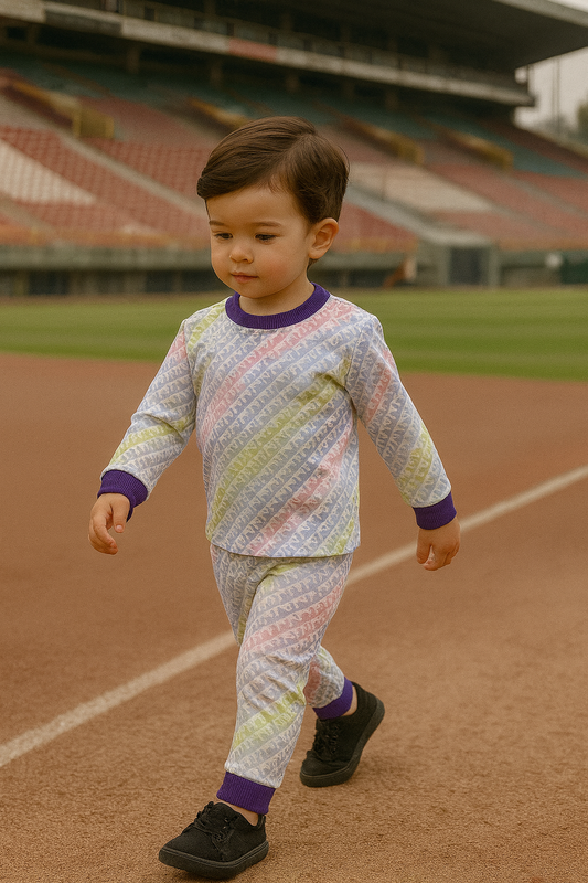 KIDS ALLOVER PRINTED TRACKSUIT