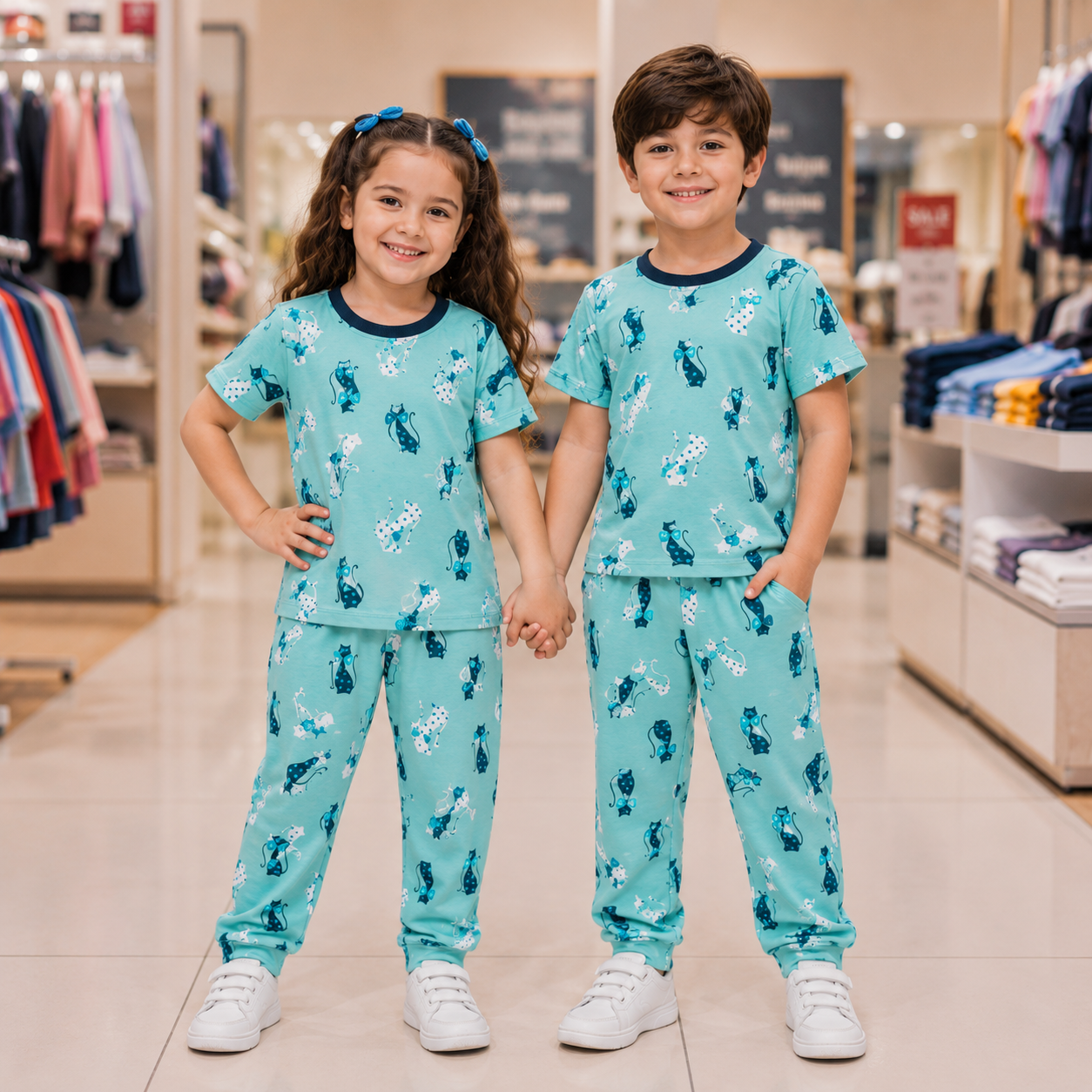 Kids Cute Printed Night Suit β Soft & Comfortable Sleepwear for Girls & boy