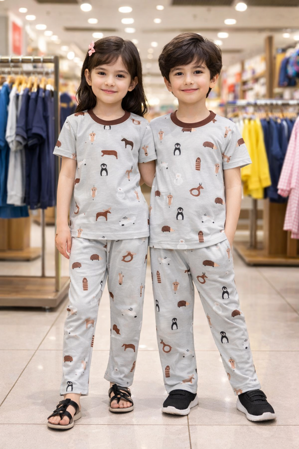 Kids Cute Printed Night Suit β Soft & Comfortable Sleepwear for Girls & boy