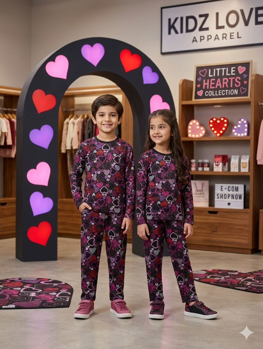 Kids Cute Printed Night Suit β Soft & Comfortable Sleepwear for Girls & boy