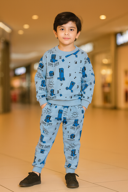 "Cozy & Cute: Kids Fleece Tracksuits”
