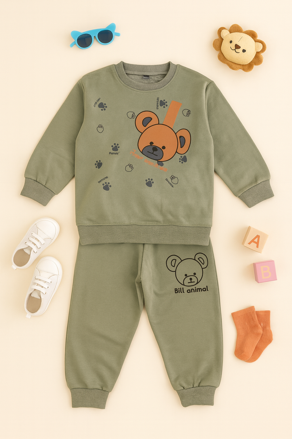 "Cozy & Cute: Kids Fleece Tracksuits"