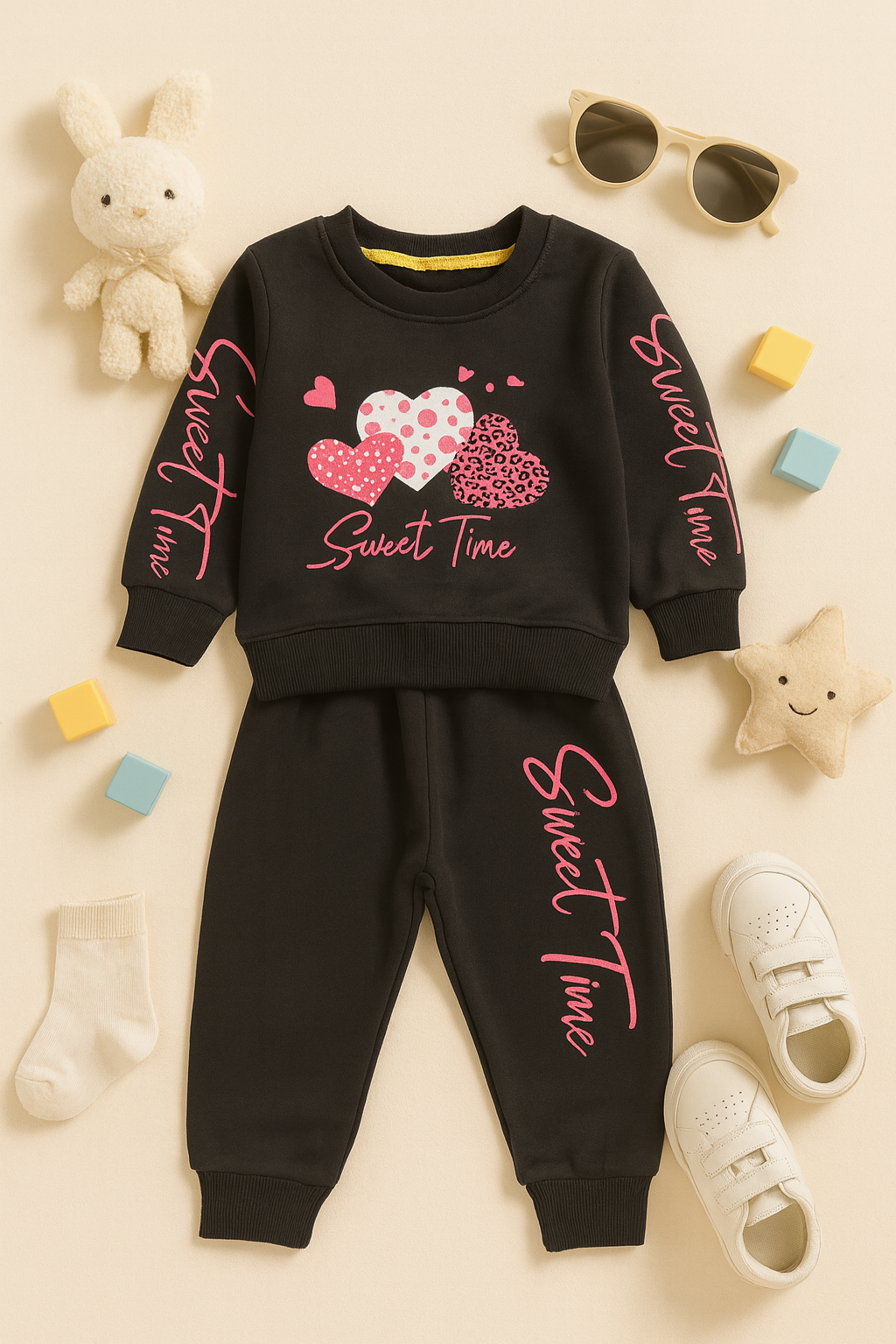 "Cozy & Cute: Kids Fleece Tracksuits"
