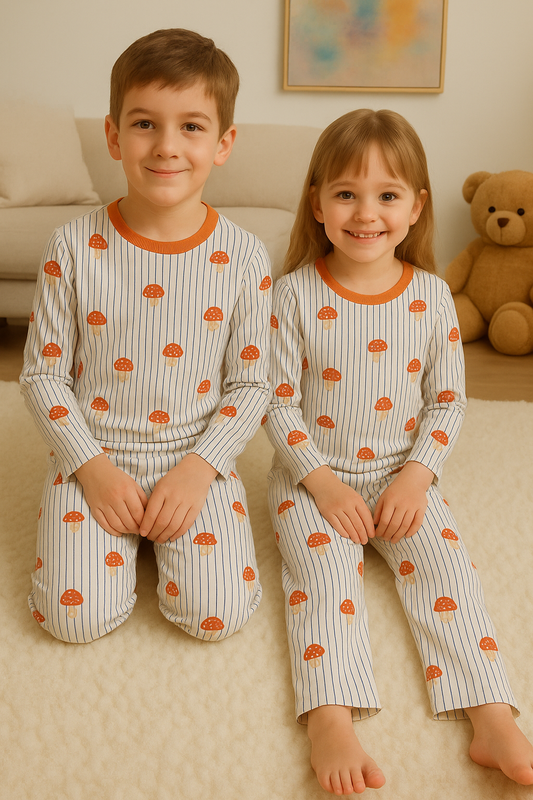 Soft Cotton Allover Mid-Season Tracksuit