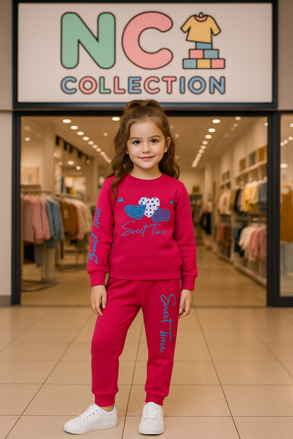 "Cozy & Cute: Kids Fleece Tracksuits"