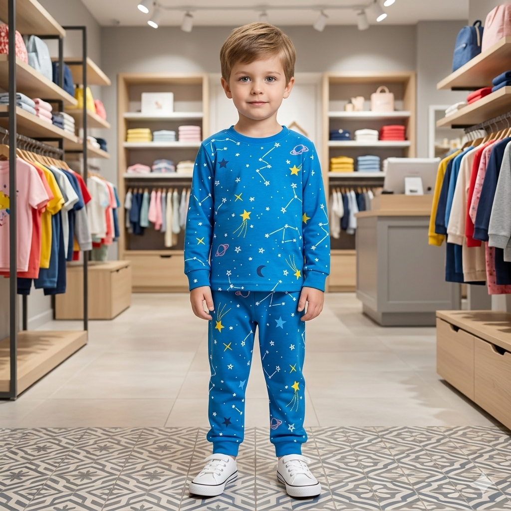 Kids Cute Printed Night Suit – Soft & Comfortable Sleepwear for Girls & boy