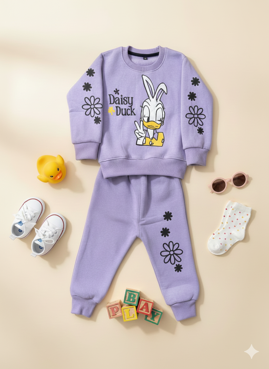"Cozy & Cute: Kids Fleece Tracksuits”