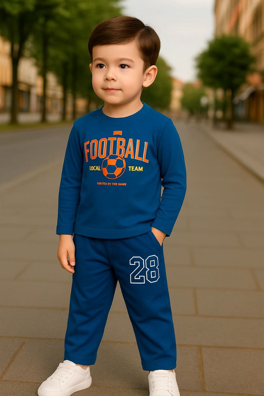 Kids Football Theme Mid Season Tracksuit