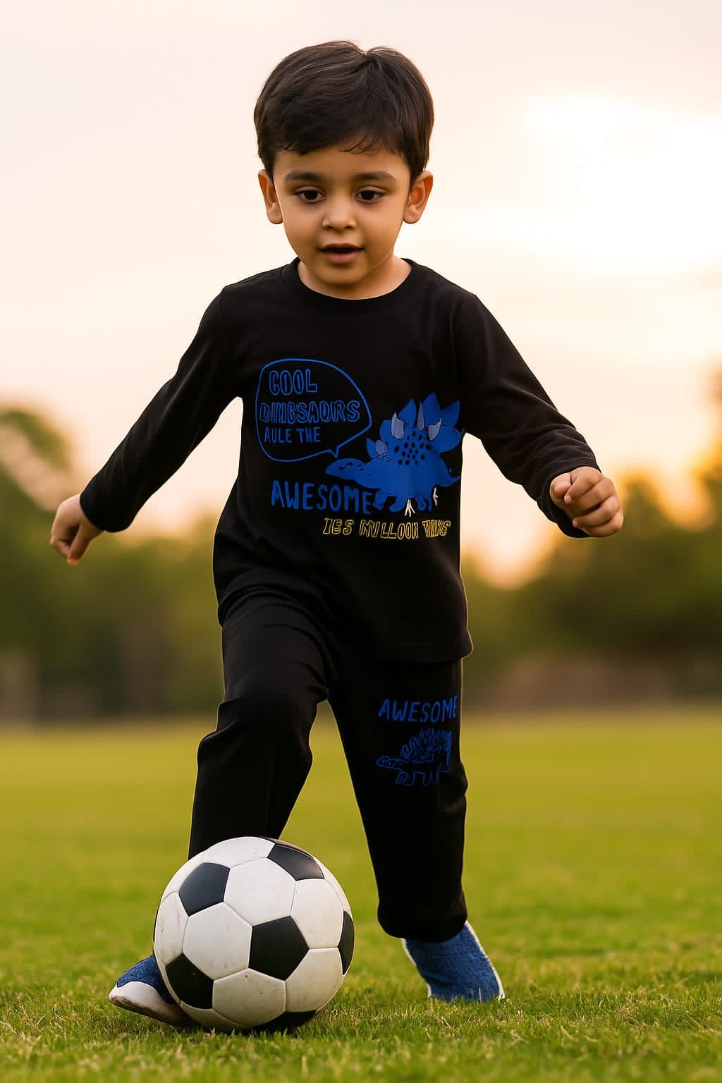 Kids Dinosaur Theme Mid Season Tracksuit