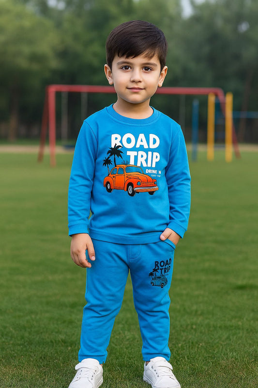 Kids Road Trip Car Theme Mid Season Tracksuit