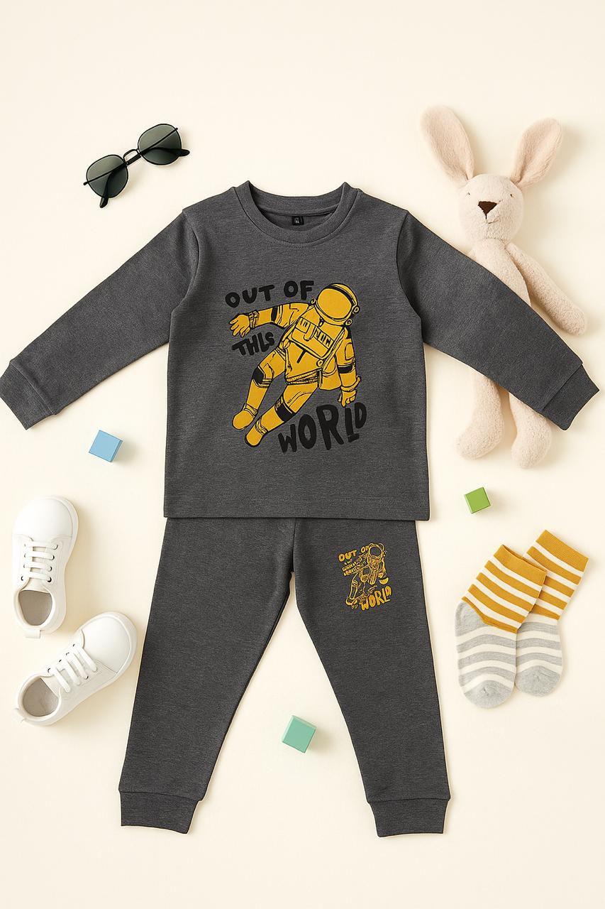 Kids Astronaut Space Theme Mid Season Tracksuit