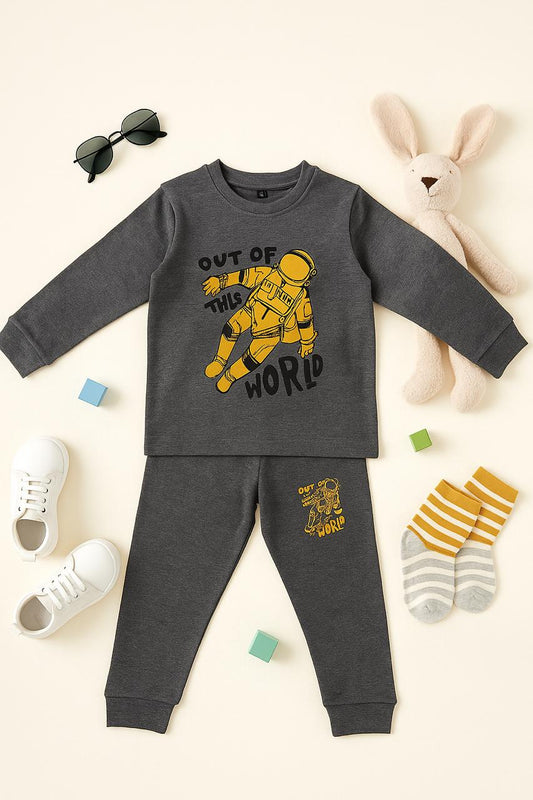 Kids Astronaut Space Theme Mid Season Tracksuit