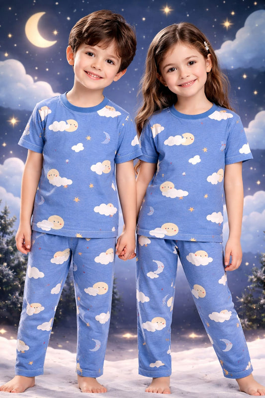 Kids Printed Night Suit – Soft & Comfortable Sleepwear for Boys & Girls