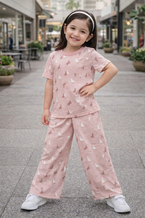 Kids Cute Printed Night Suit – Soft & Comfortable Sleepwear for Girls & boy