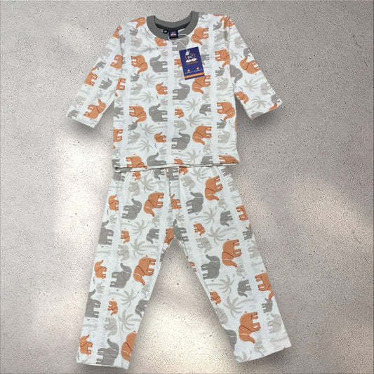 KIDS ELEPHANT PRINTED TRACKSUIT