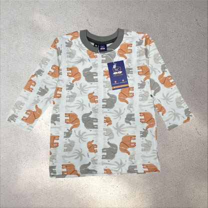 KIDS ELEPHANT PRINTED TRACKSUIT