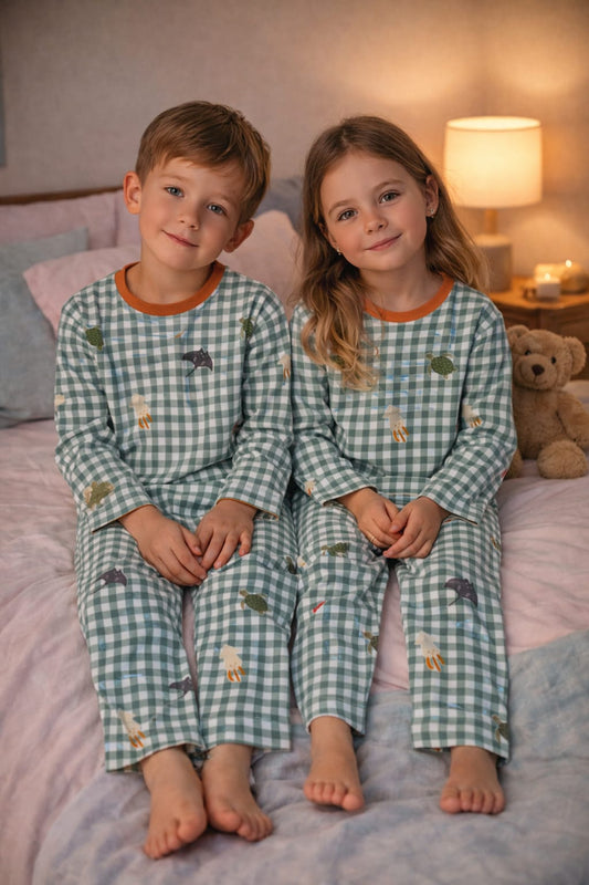 Ultra-Light Cotton Jersey Tracksuit for Kids | Summer Edit