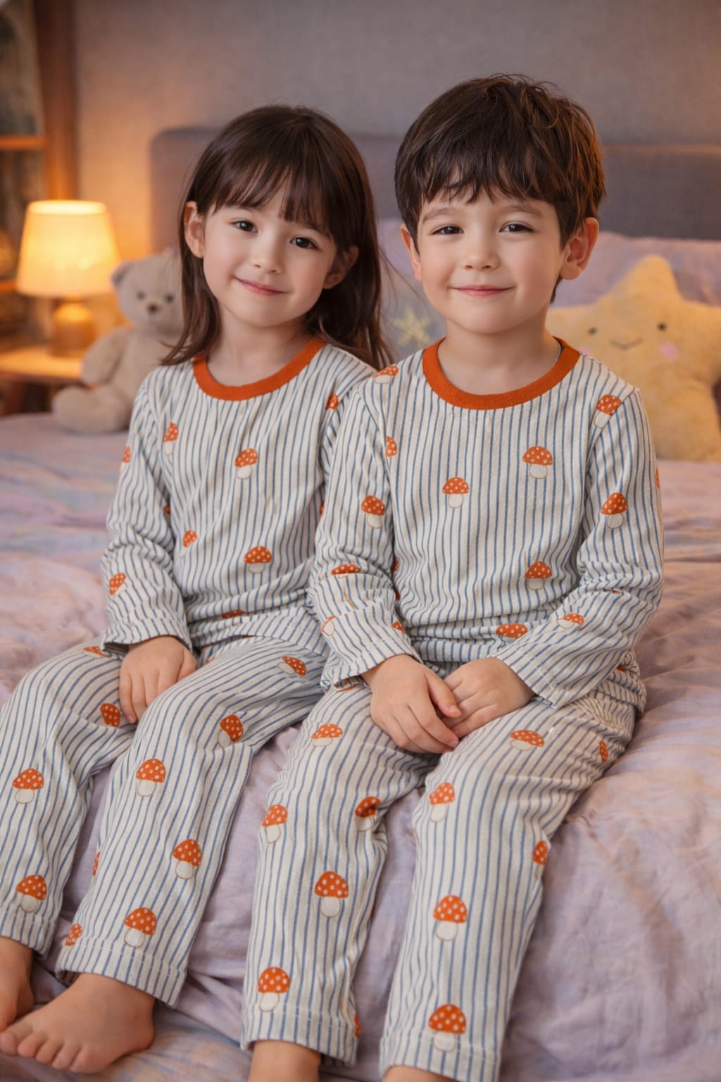 Kids Cute Printed Night Suit – Soft & Comfortable Sleepwear for Girls & boy