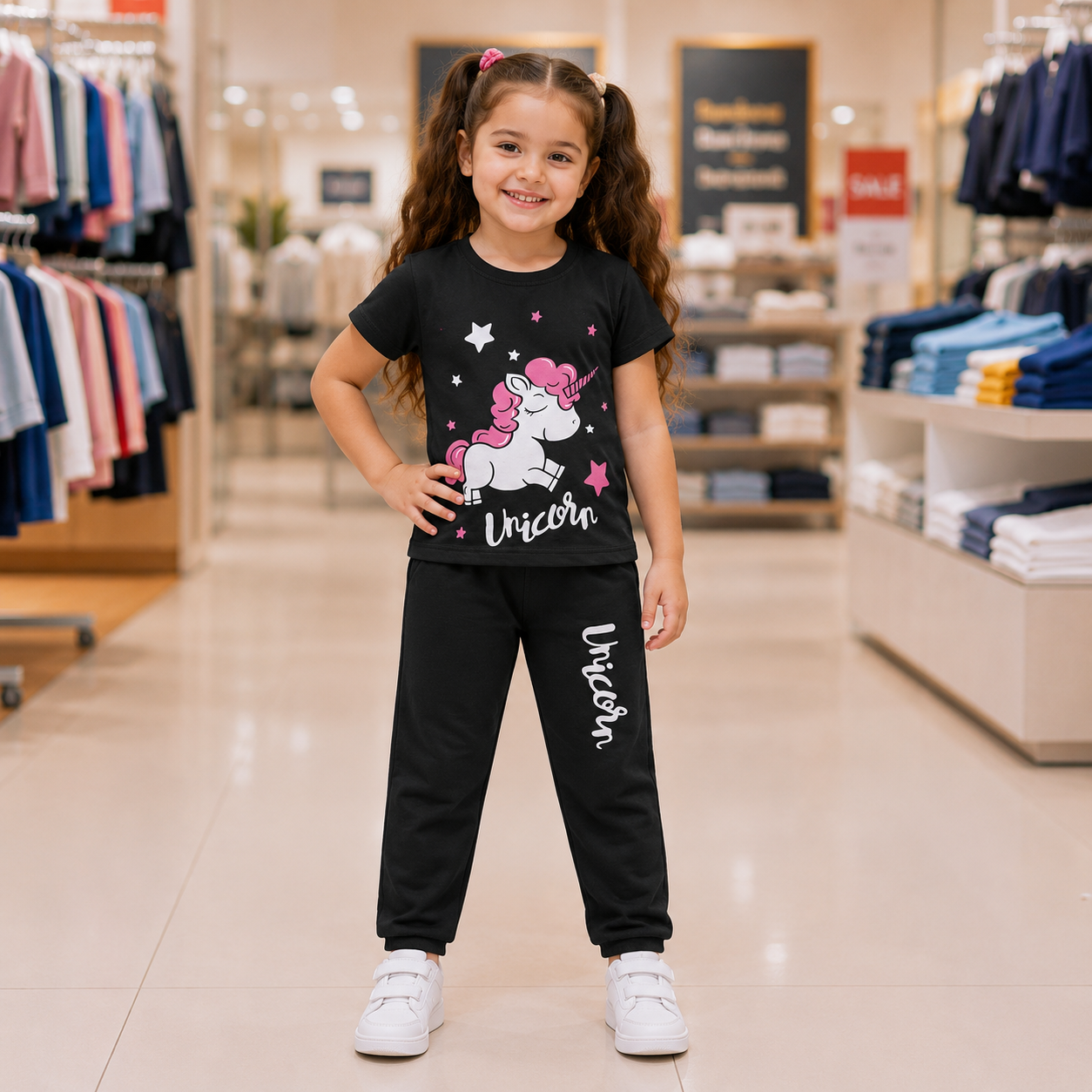 Kids Cute Printed Night Suit – Soft & Comfortable Sleepwear for Girls & boy
