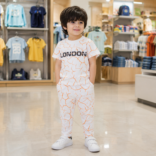Kids Cute Printed Night Suit – Soft & Comfortable Sleepwear for Girls $ Boys