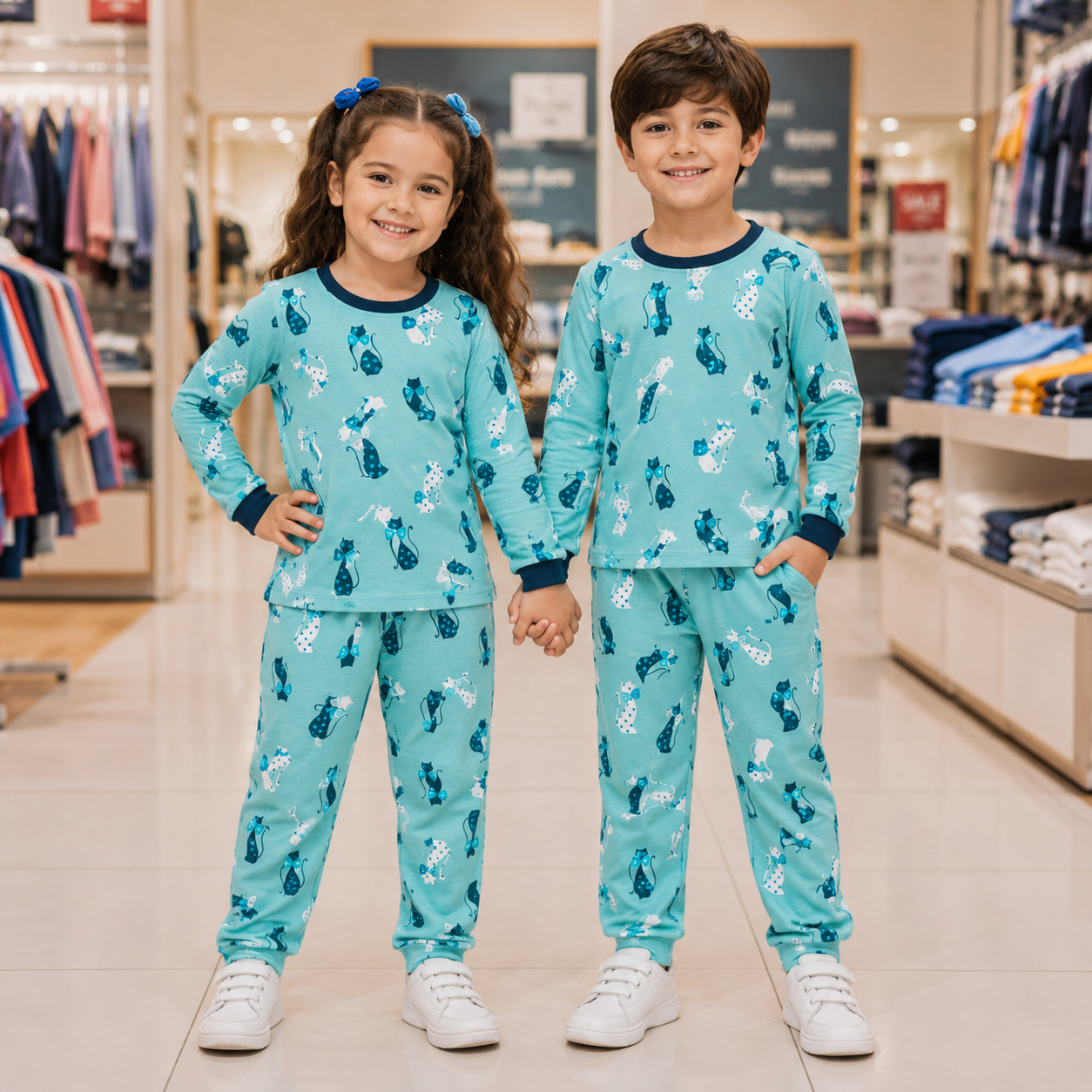 Kids Cute Printed Night Suit – Soft & Comfortable Sleepwear for Girls & boy